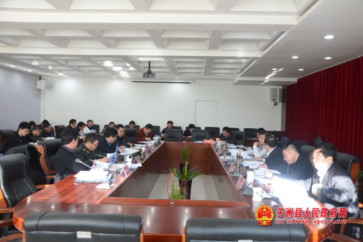 叶庆隆主持召开县政府第六次常务会议