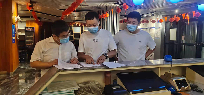子洲县文化市场综合执法大队开展疫情防控专项检查