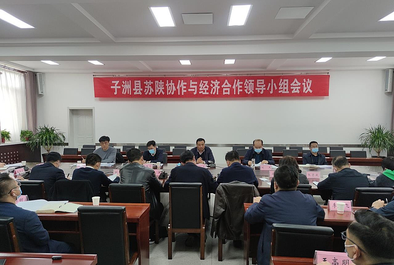 我县召开苏陕协作与经济合作领导小组会议